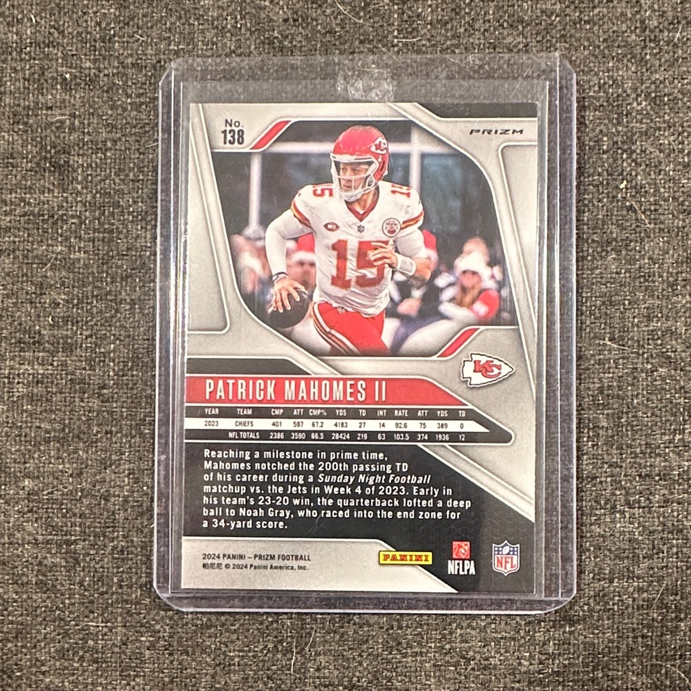 ๐ฅ SOLD ๐ฅ Patrick Mahomes Panini Prizm Orange Disco - Picture 3 of 3